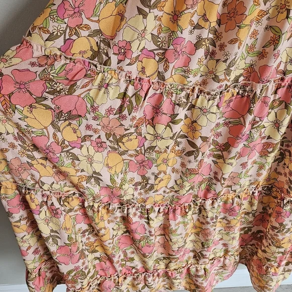 Show Me Your Mumu Floral Linds Midi Dress In Pretty Poppy - Picture 7 of 14